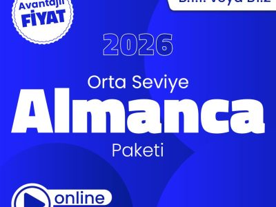 Orta Seviye Almanca Paketi