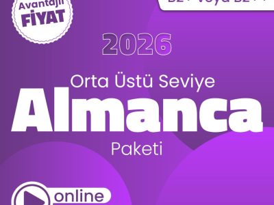 Orta Üst Seviye Almanca Paketi